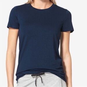 Tommy John Second Skin Crew Neck Tee Navy Blue small